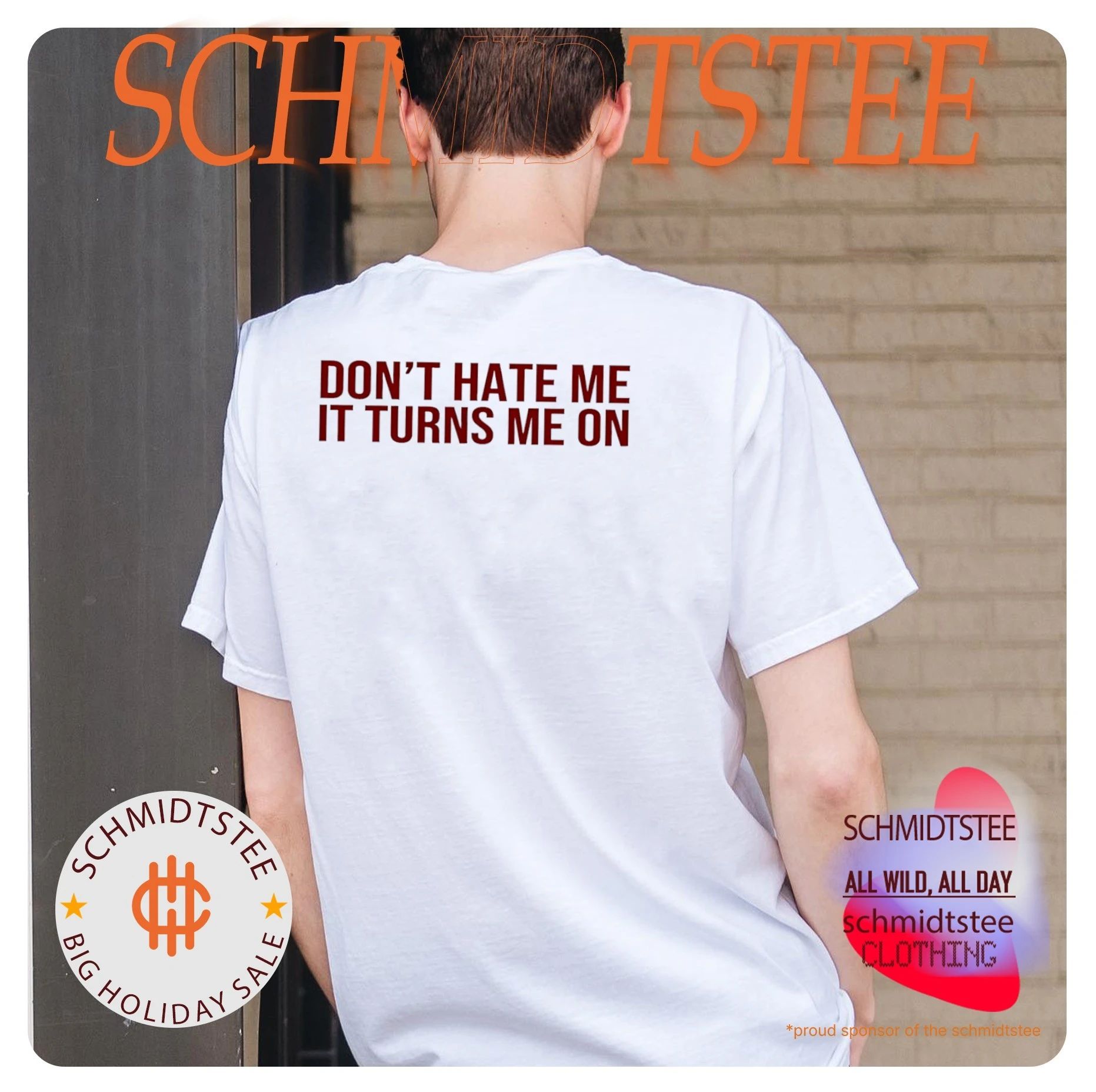 Don’t hate me it turns me on shirt