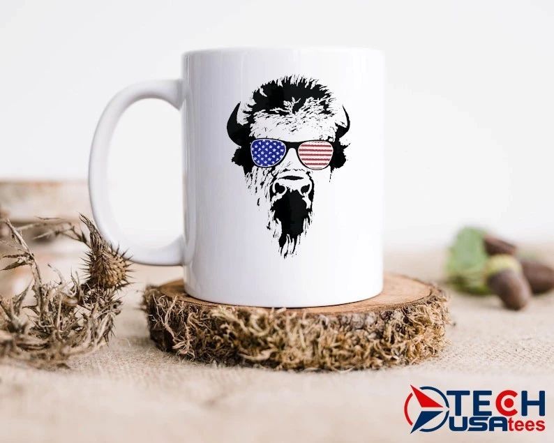 American Buffalo glasses shirt