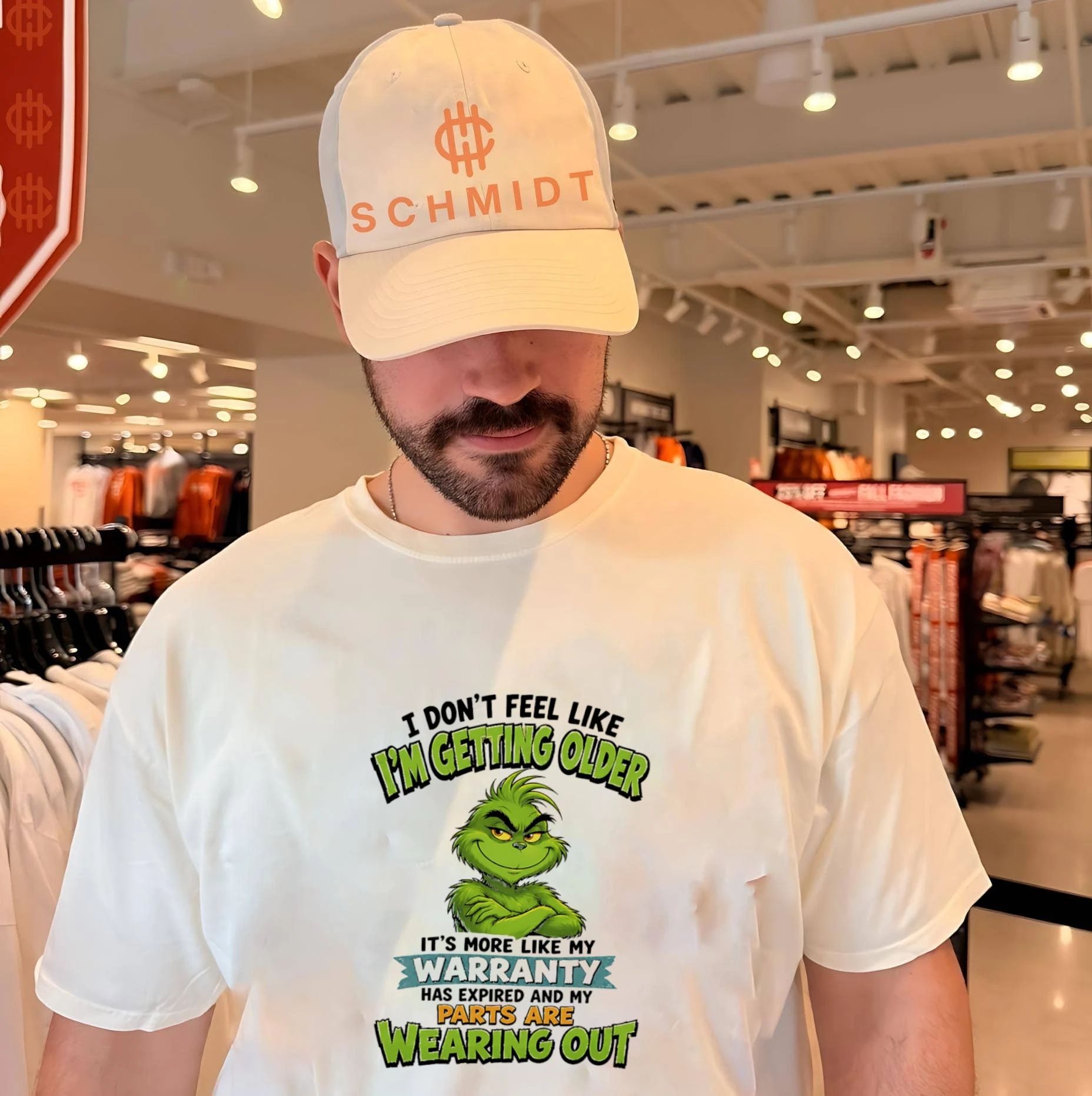 The Grinch I Don’t Feel Like I’m Getting Older Warranty Expired Quote shirt