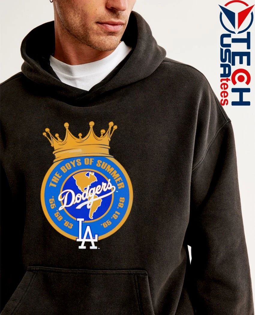 Los Angeles Dodgers The Boys of Summer Crown logo shirt