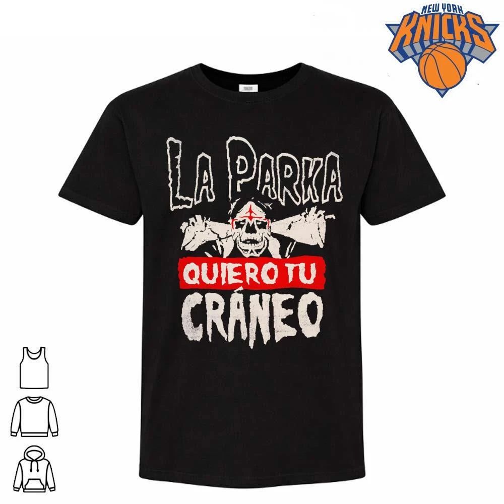 La Parka Skull Mexican Wrestling Lucha Libre Quiero Tu Craneo Shirt