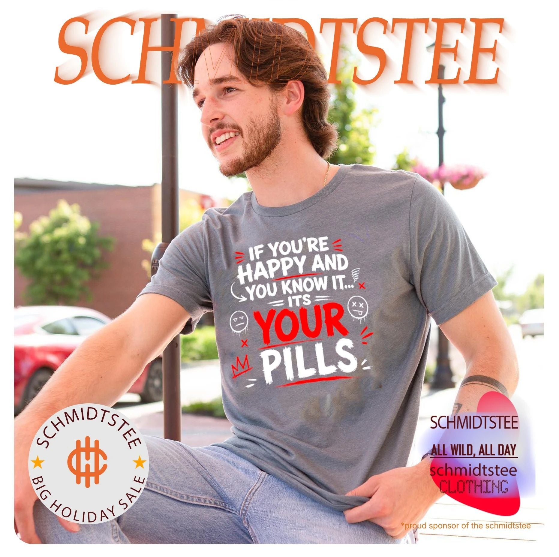 If you’re happy and you know it it’s your pills shirt