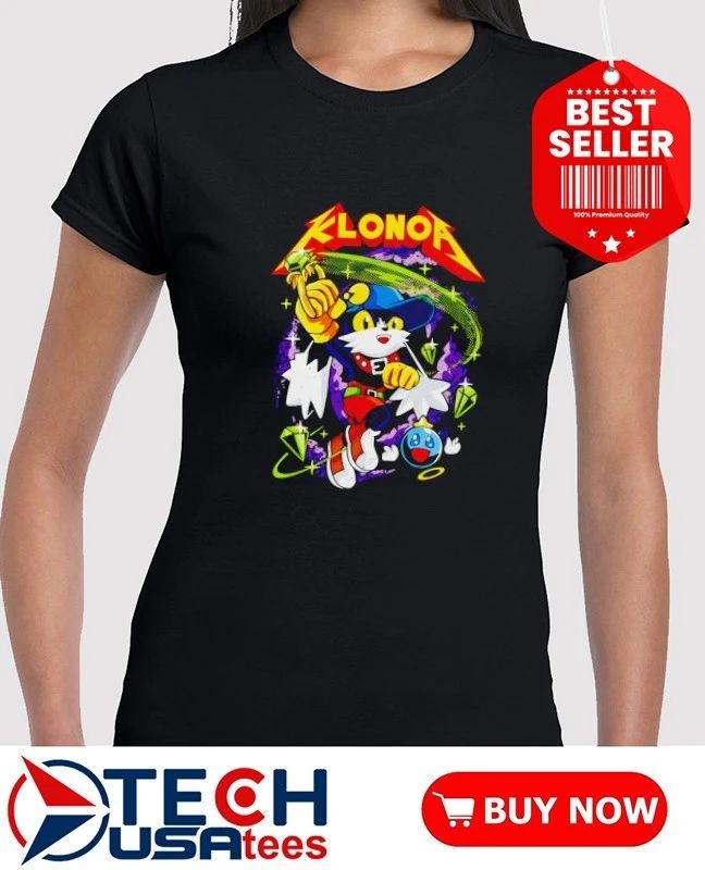 Klonoa Phantasy Reverie Series cartoon shirt