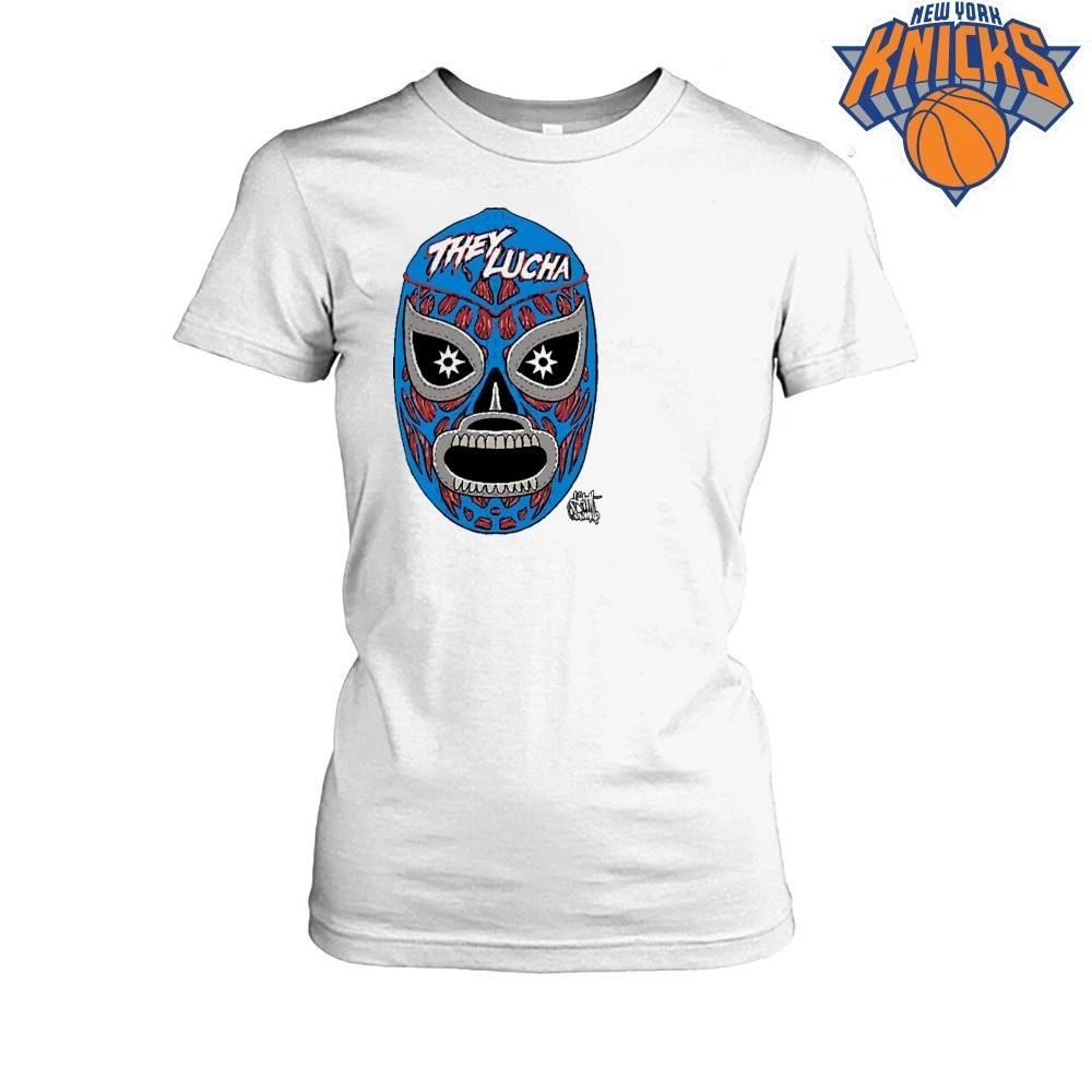 They Lucha Mexican Wrestling Mask Skull Anatomy Graphic Art Shirt