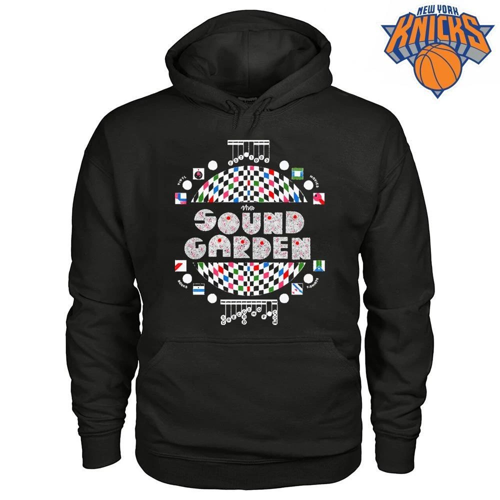 The Sound Garden Record Shop Retro Graphic Indie Rock shirt