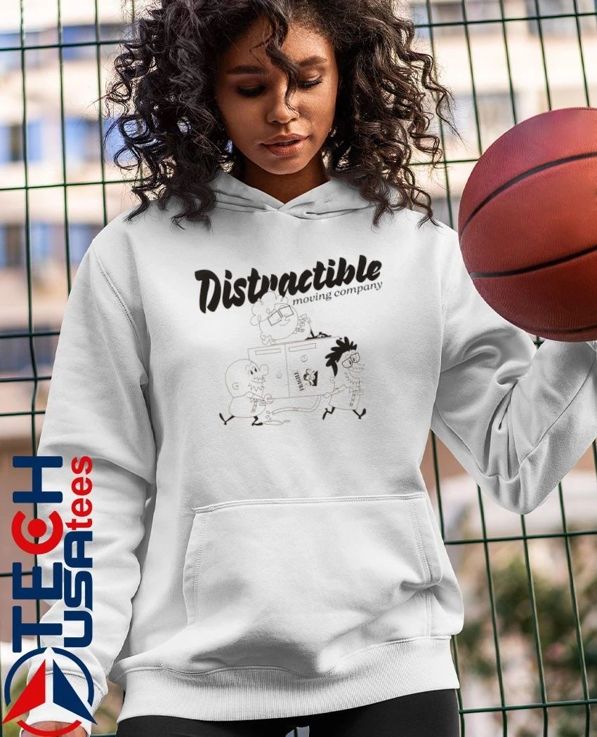 Distractible moving company shirt
