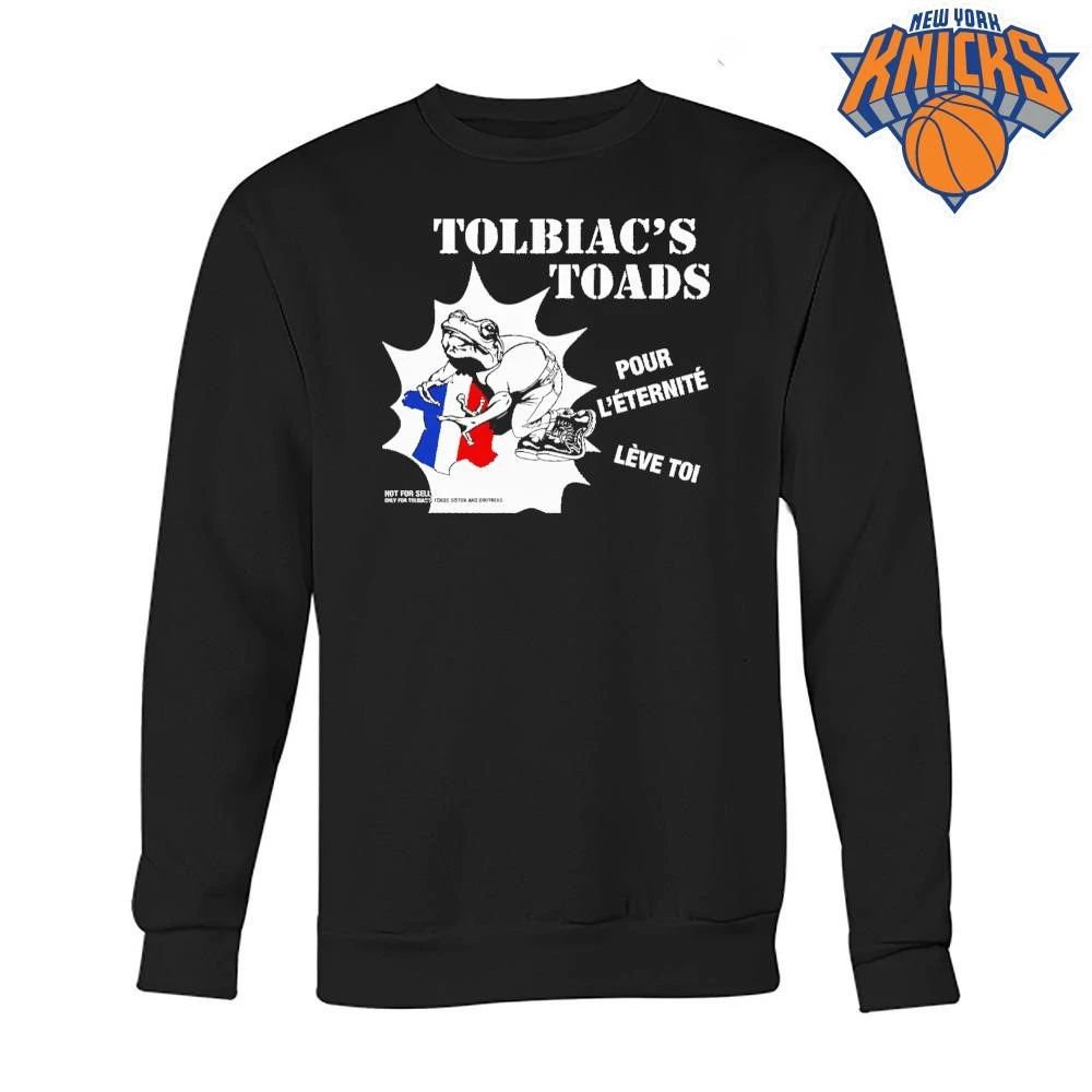 Tolbiac Toads Frog in Combat Boots on French Map Shirt