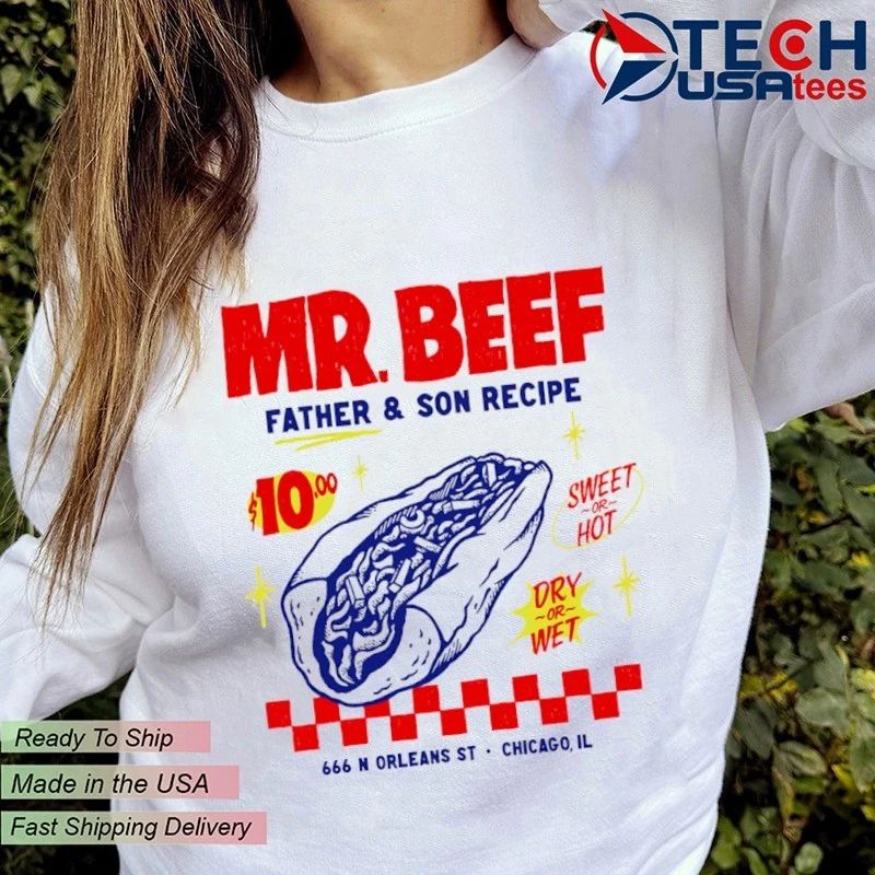 Mr. Beef father and son recipe shirt