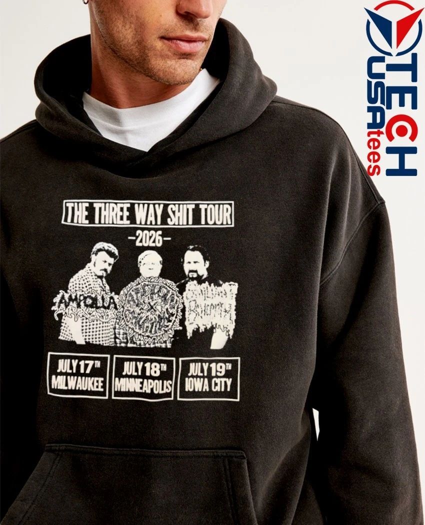The Three Way Shit Tour 2026 shirt