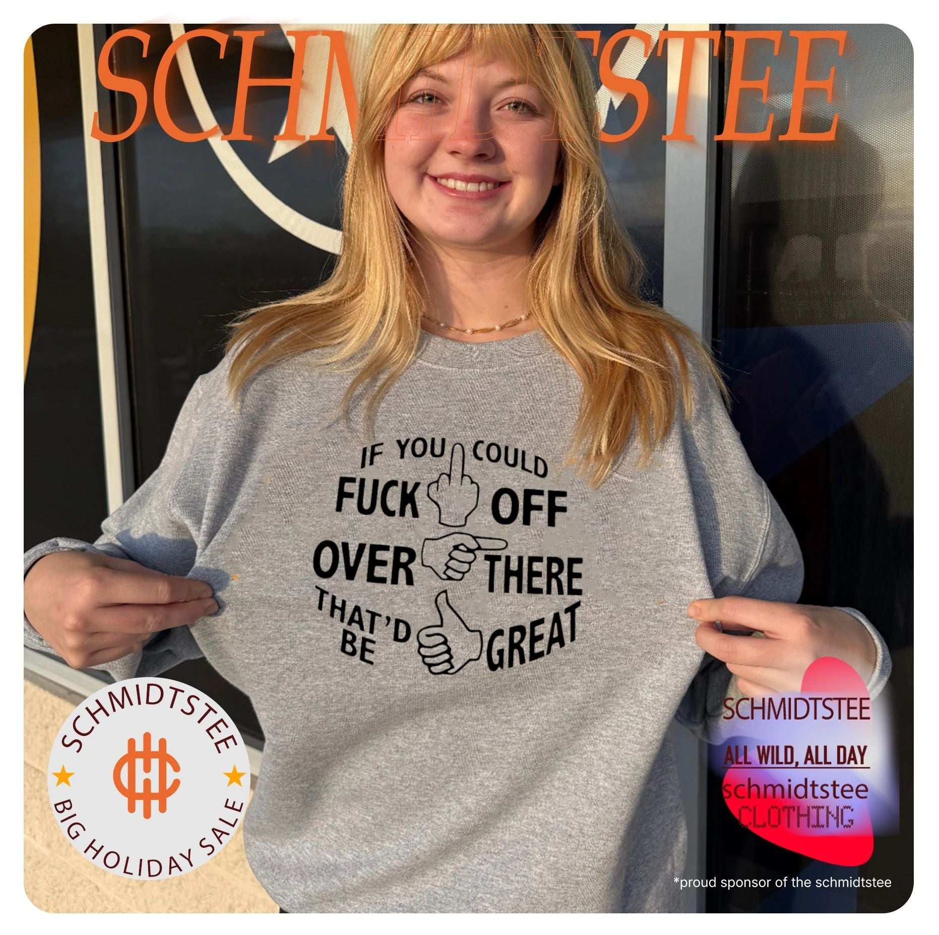 If you could fuck off over there that’d be great hand gesture funny shirt