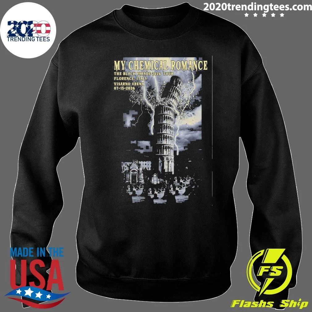 My Chemical Romance Visarno Arena In Florence Italy July 15 2026 Shirt