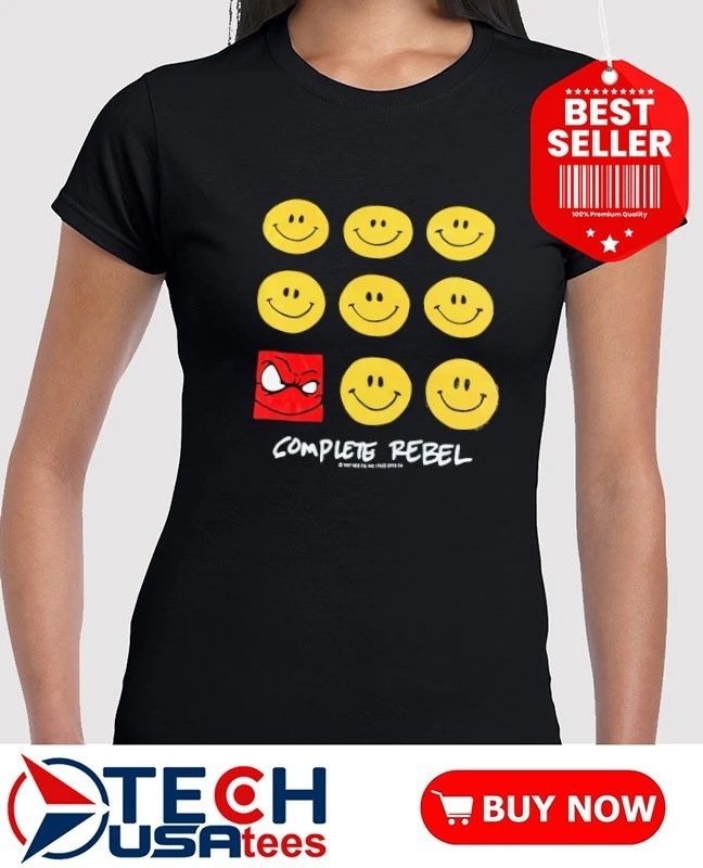 Complete Rebel smile emoji shirt