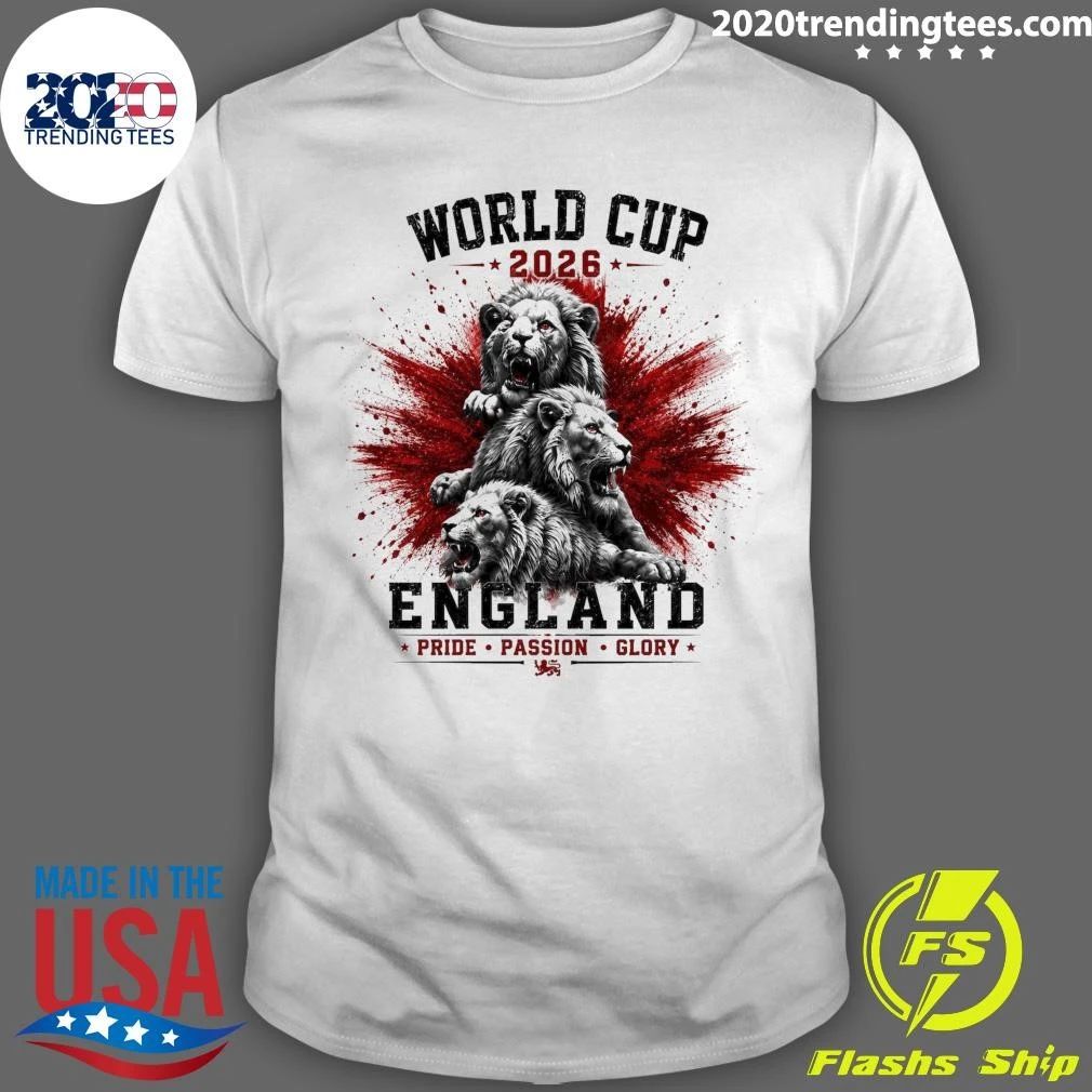 England Football Three Lion World Cup 2026 Shirt