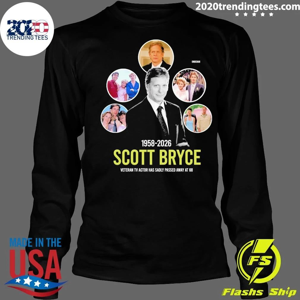 Scott Bryce 1958-2026 Veteran Tv Actor Has Sadly Passed Away At 68 Shirt