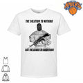 The Solution To Nothing Man With Gun Shirt