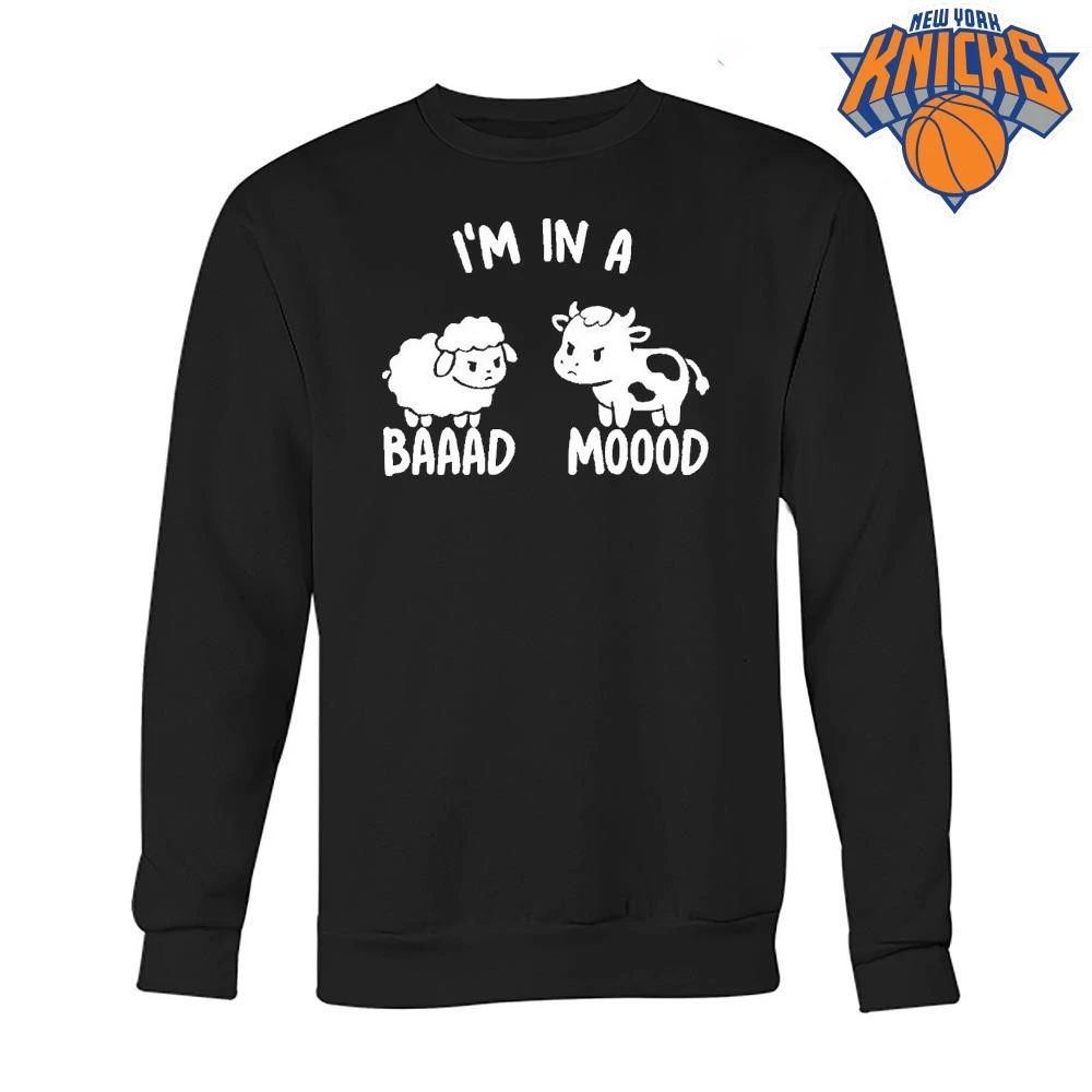 I am in a baaad moood funny angry sheep and cow shirt