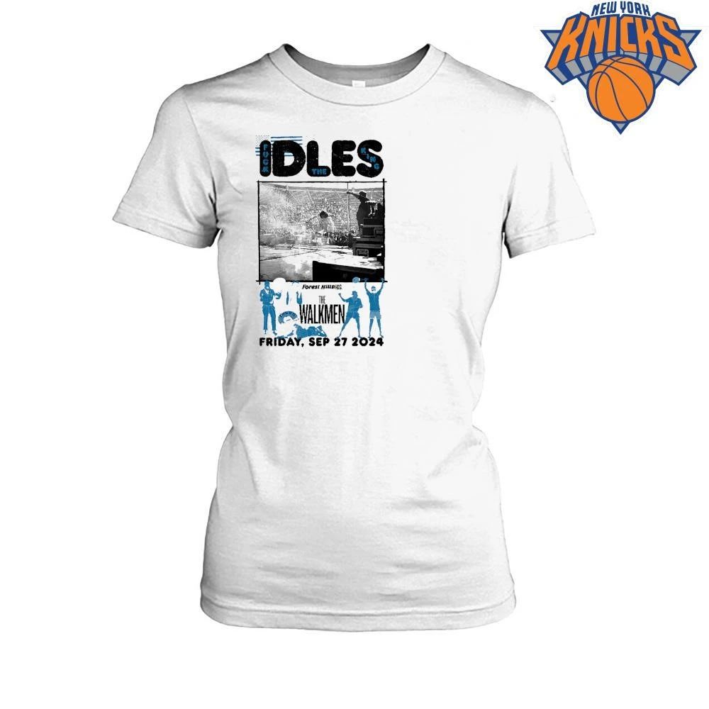 Idles Band Concert Poster Forest Hills The Walkmen Tour September 27 2024 Graphic Shirt