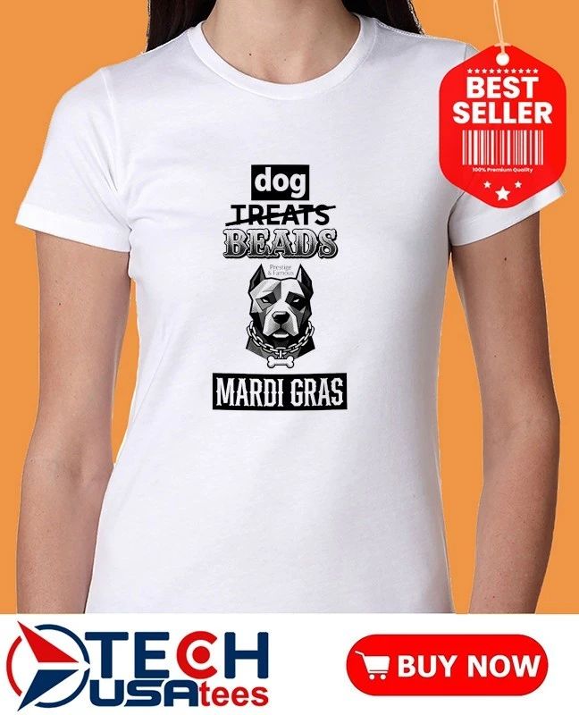 Mardi Gras Dog Beads shirt