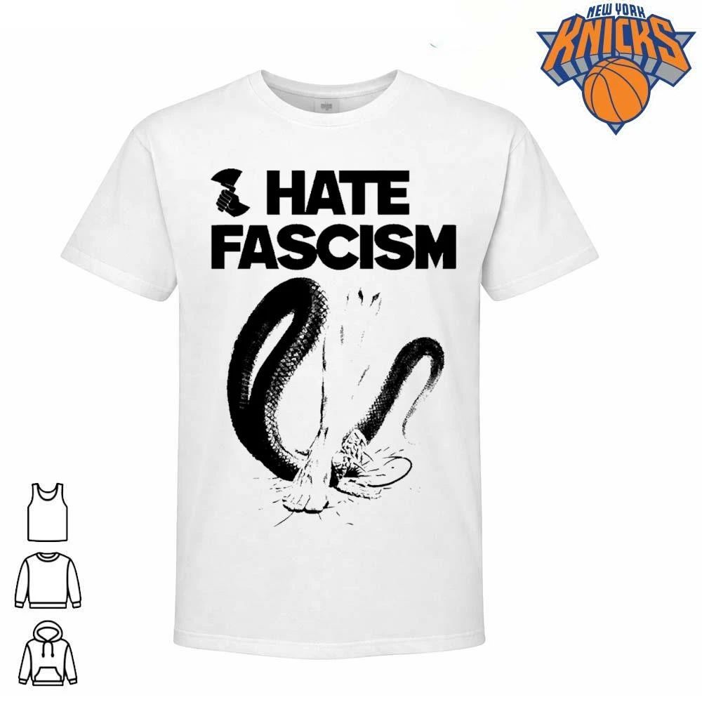 Hate Fascism Anti Fascist Graphic Art T shirt