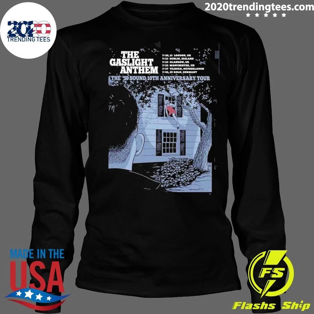The Gaslight Anthem The 59 Sound 10th Anniversary Tour 2026 Shirt