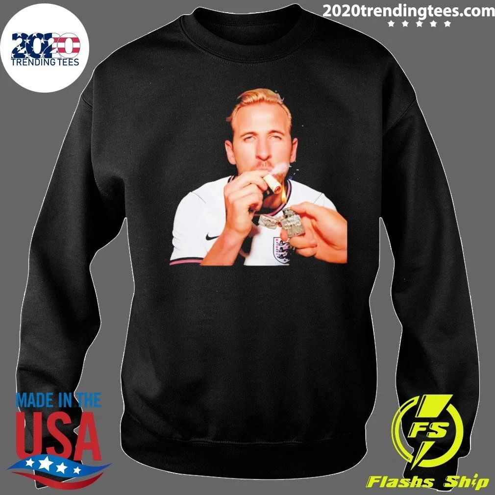 Harry Kane England National Team Football Smoking Shirt