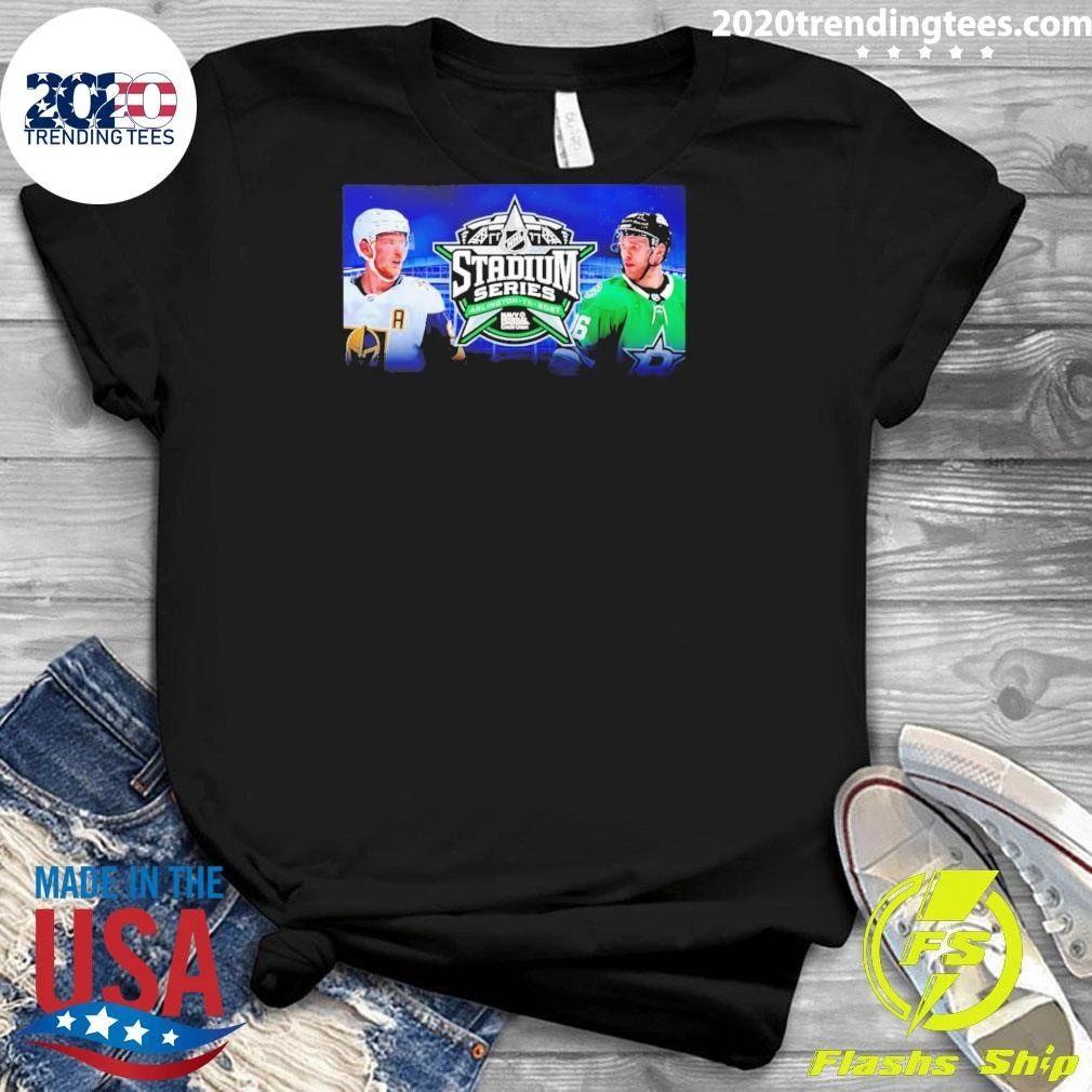 Vegas Golden Knights vs Dallas Stars 2027 Navy Federal Credit Union NHL Stadium Series Shirt