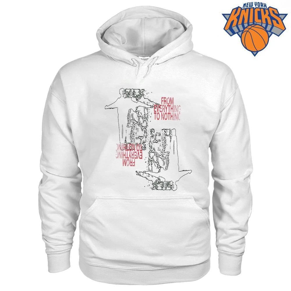 From Everything To Nothing Upside Down Line Art Distorted Grunge shirt