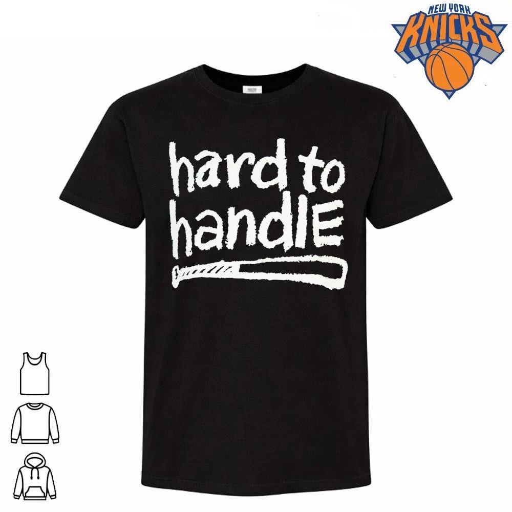 Hard To Handle Baseball Bat Distressed Vintage Style Sports Shirt