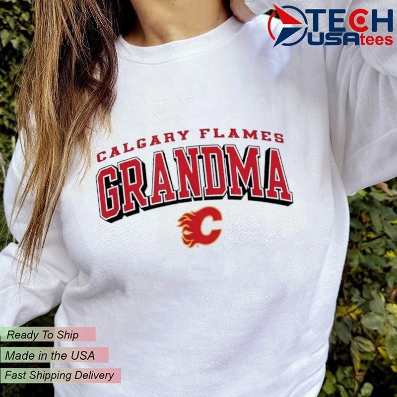 Calgary Flames Grandma logo shirt