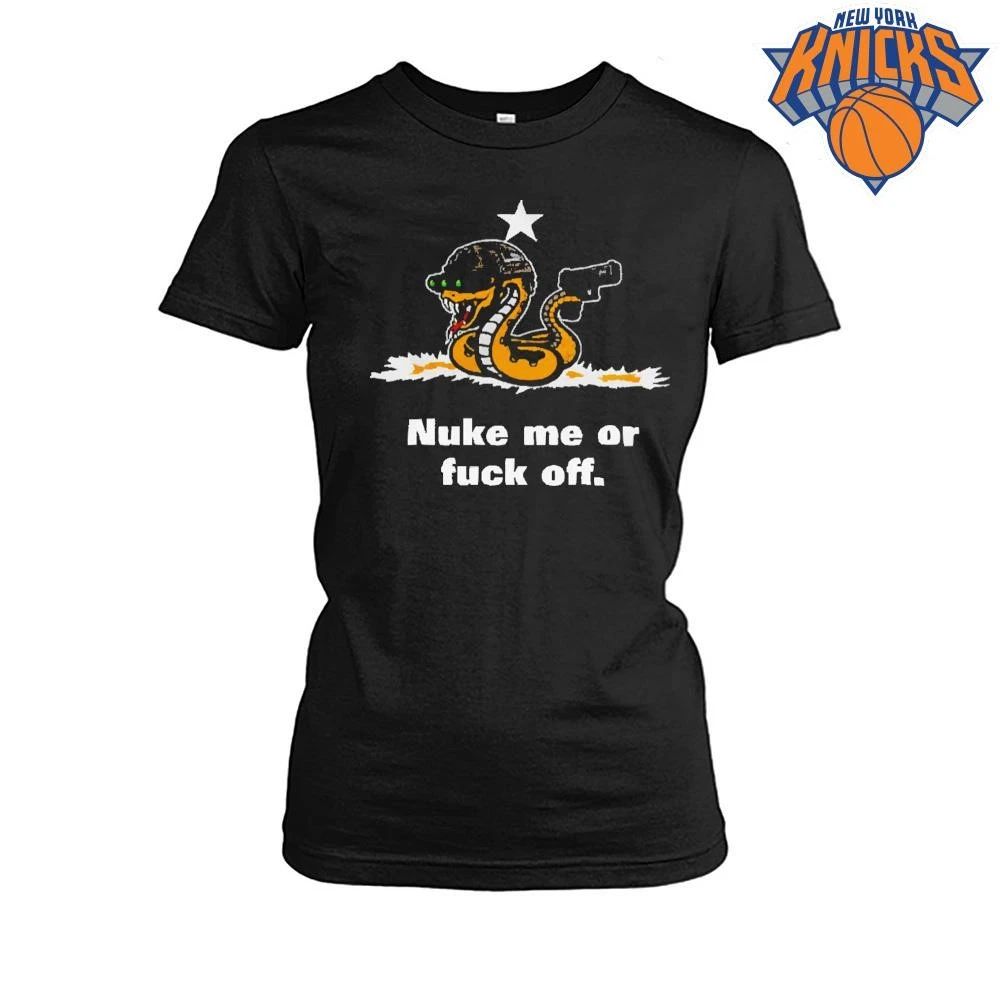 Nuke Me Or Fuck Off Gadsden Snake Tactical Military Shirt