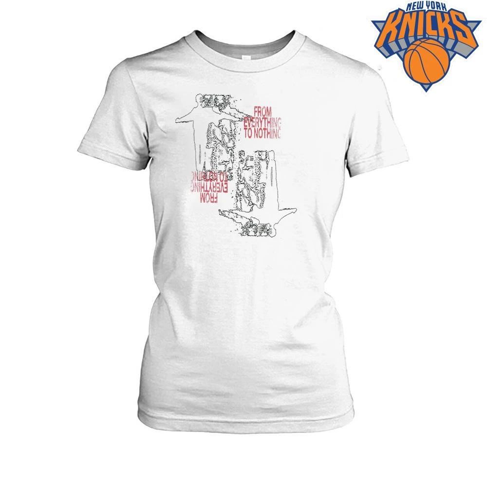 From Everything To Nothing Upside Down Line Art Distorted Grunge shirt