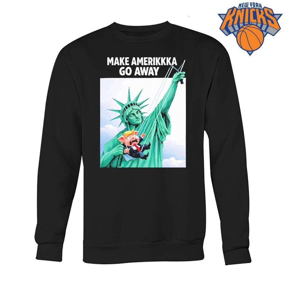 Make Amerikkka Go Away Statue Of Liberty Slingshot Anti Trump Pig Parody Shirt