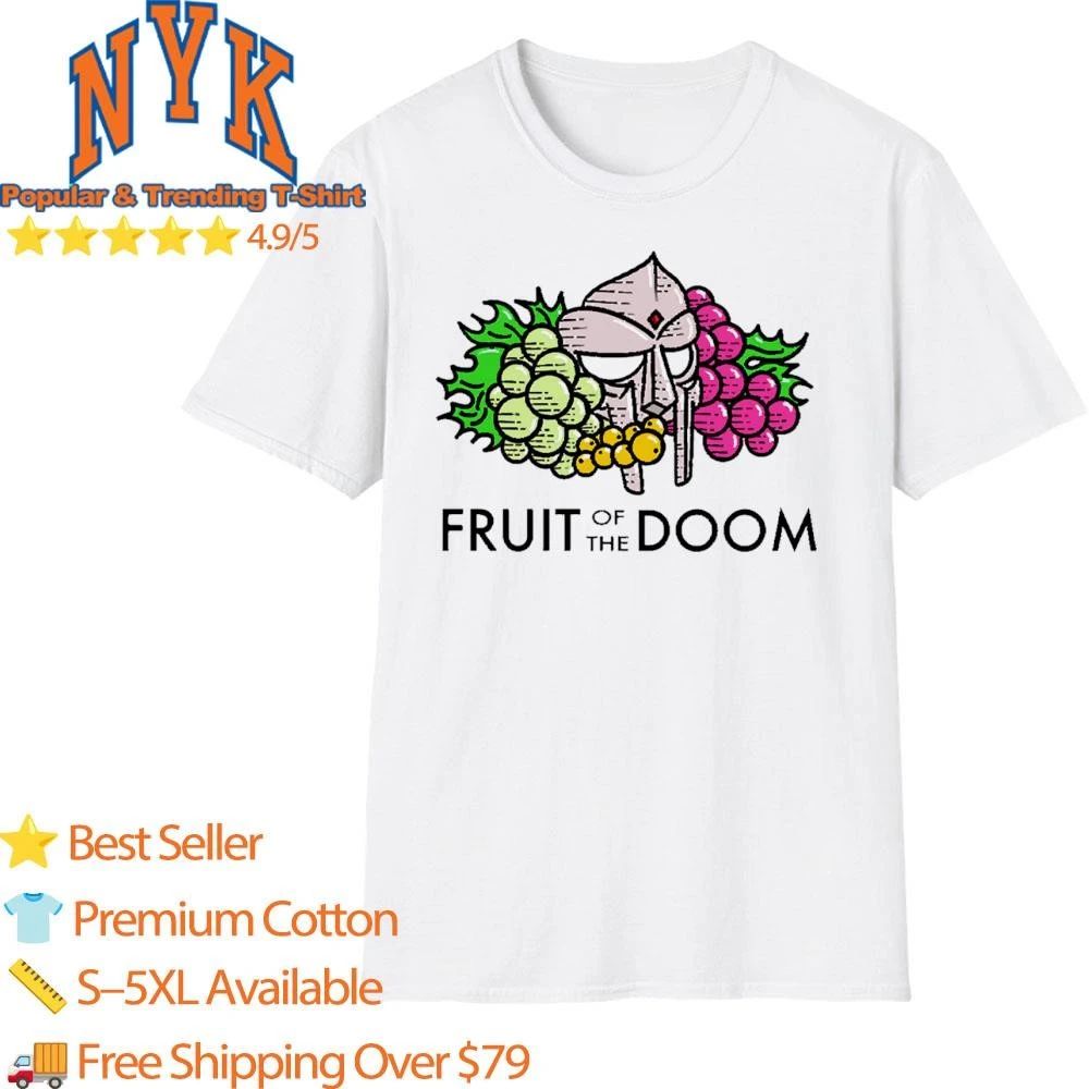 MF DOOM Fruit of the Loop Parody Fruit of the Doom Shirt