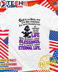 Crow my everyday salary called life with benefits called blessings shirt