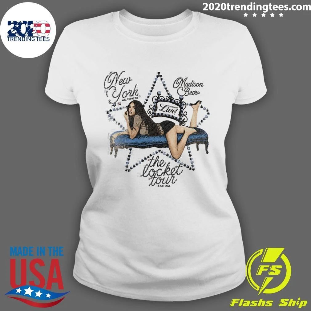 Madison Beer The Locket Tour New York Exclusive Tee On 13 July 2026 Shirt