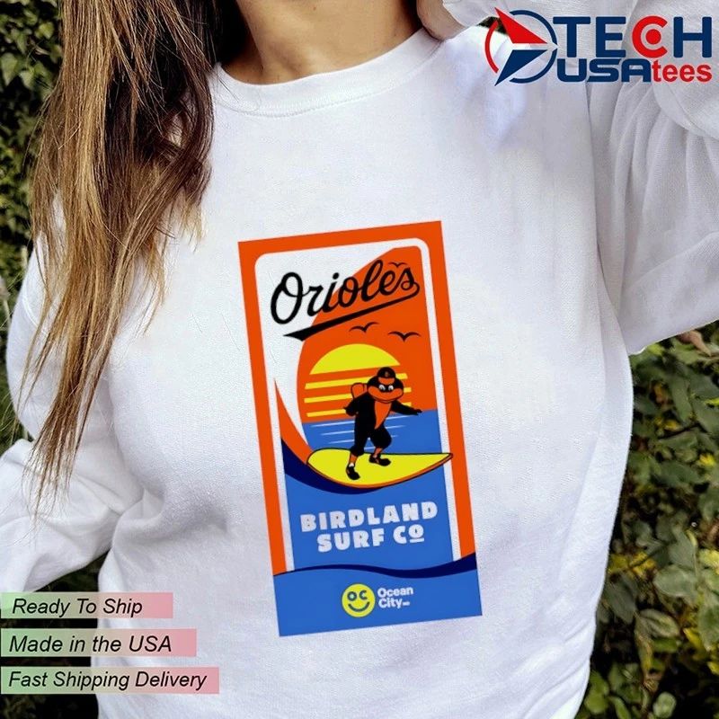 2026 Orioles Beach Birdland Surf shirt
