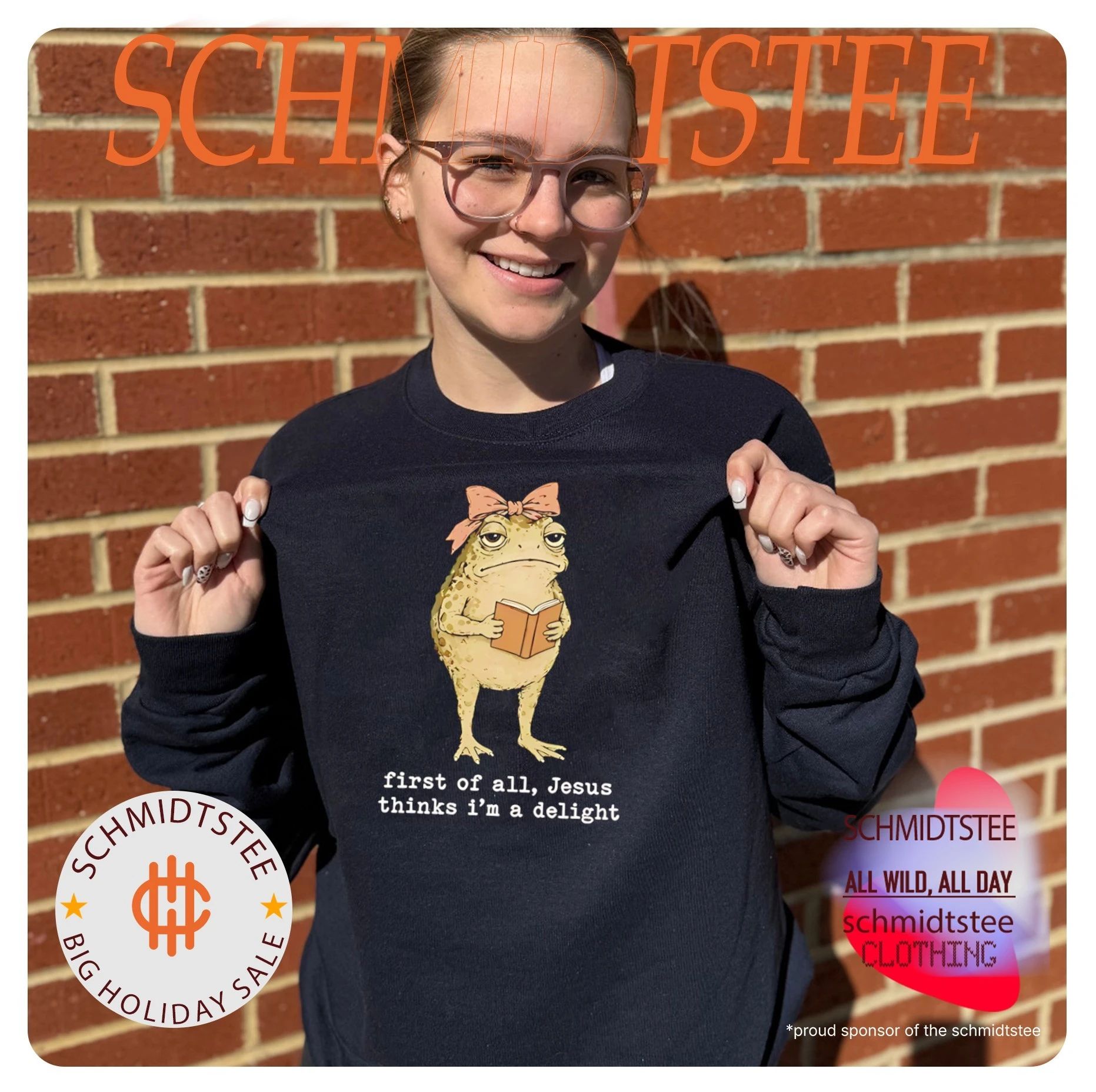 Frog first of all Jesus thinks I’m a delight shirt