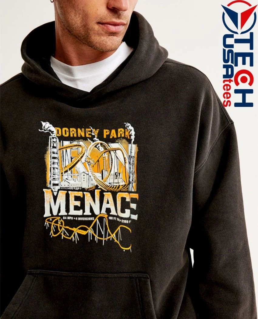 Dorney Park Iron Menace signature shirt