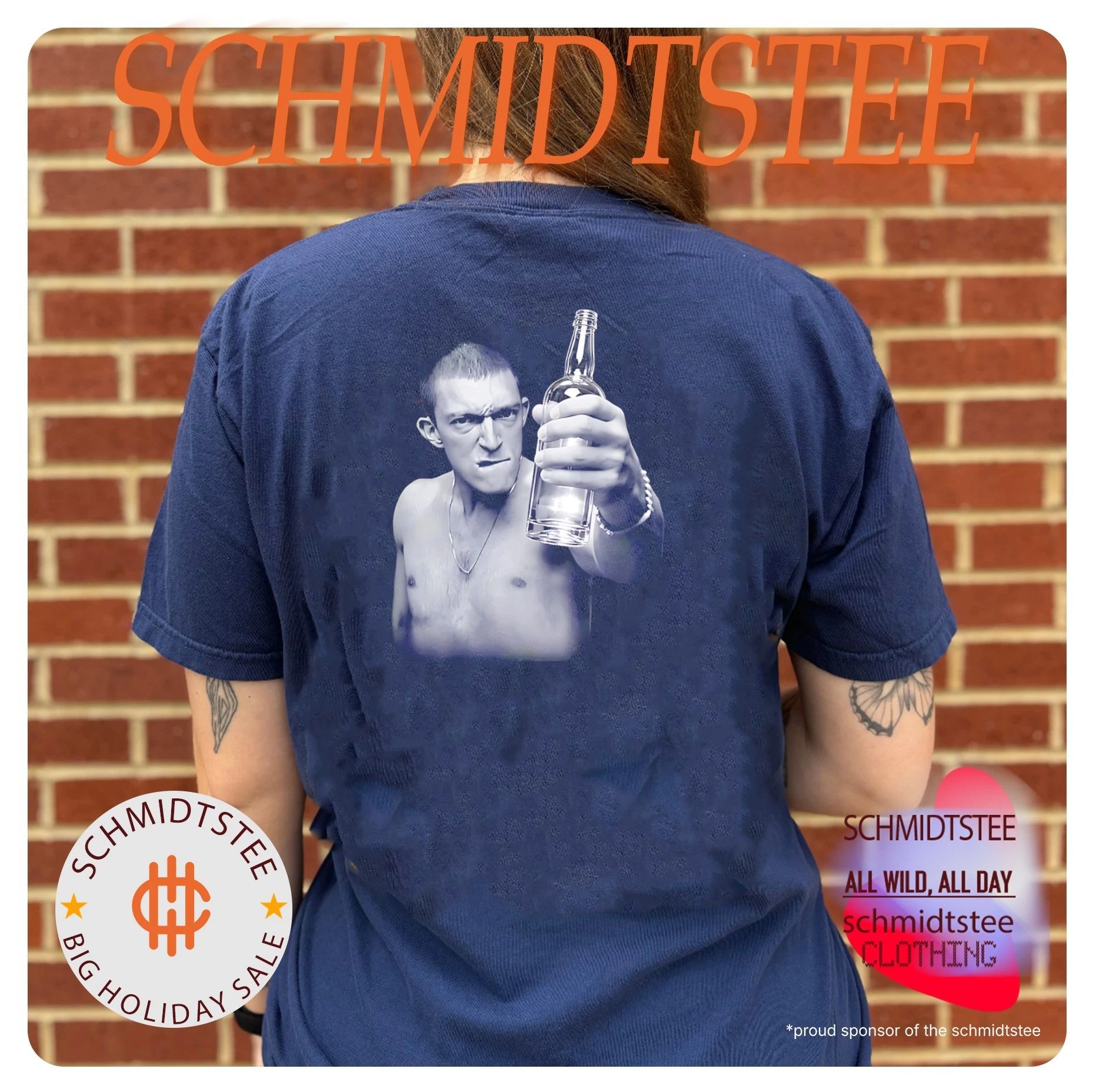 La Haine 1995 Vincent Cassel holding empty bottle shirt