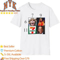 Meme Chart 6 7 9 11 Kid 6ix9ine 7 Eleven George Bush Funny shirt