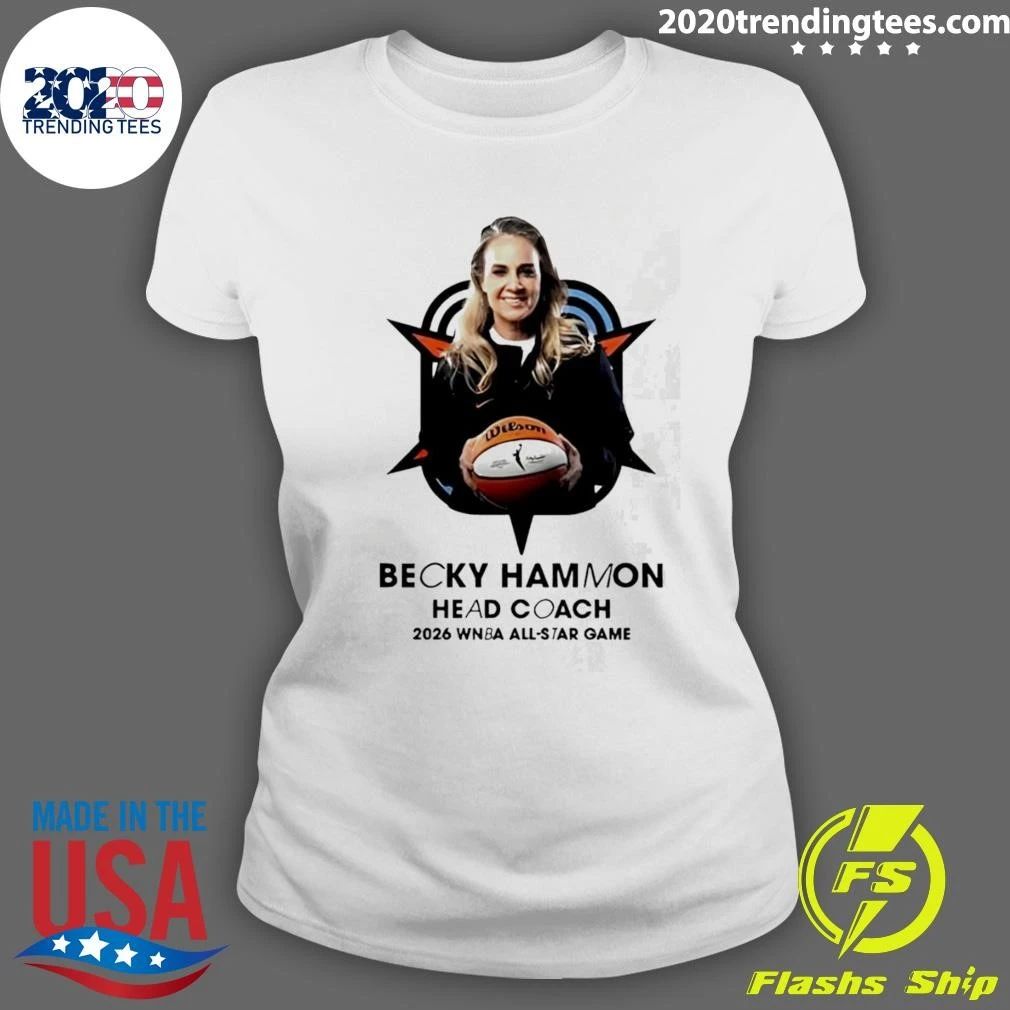 Las Vegas Aces Becky Hammon 2026 WNBA All-Star Coach White Shirt