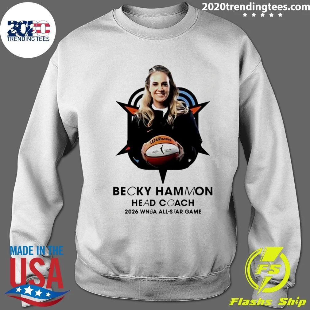 Las Vegas Aces Becky Hammon 2026 WNBA All-Star Coach White Shirt