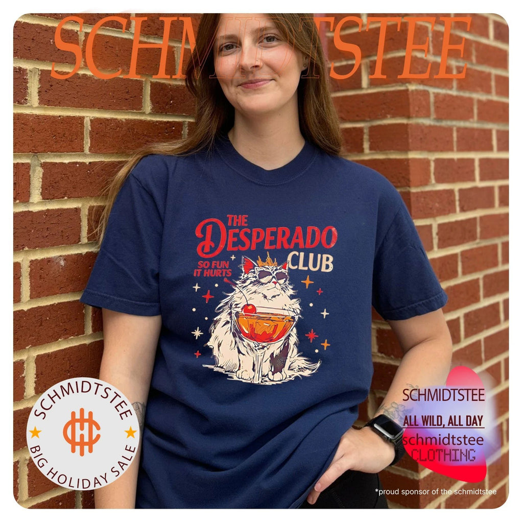Cat the Desperado Club so fun it hurts shirt