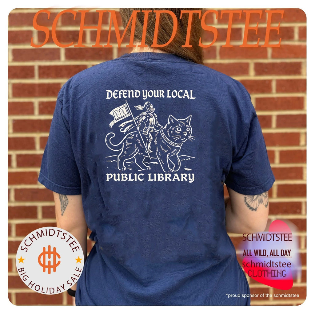 Warrior defend your local public library shirt
