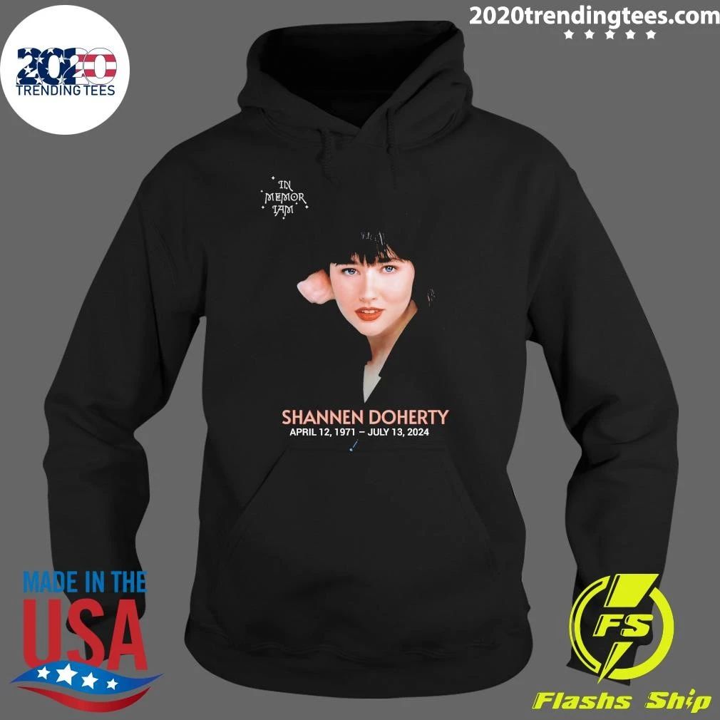 On This Day July 13, 2024 American Actress Shannen Maria Doherty Died From Cancer At Her Home In Malibu Shirt