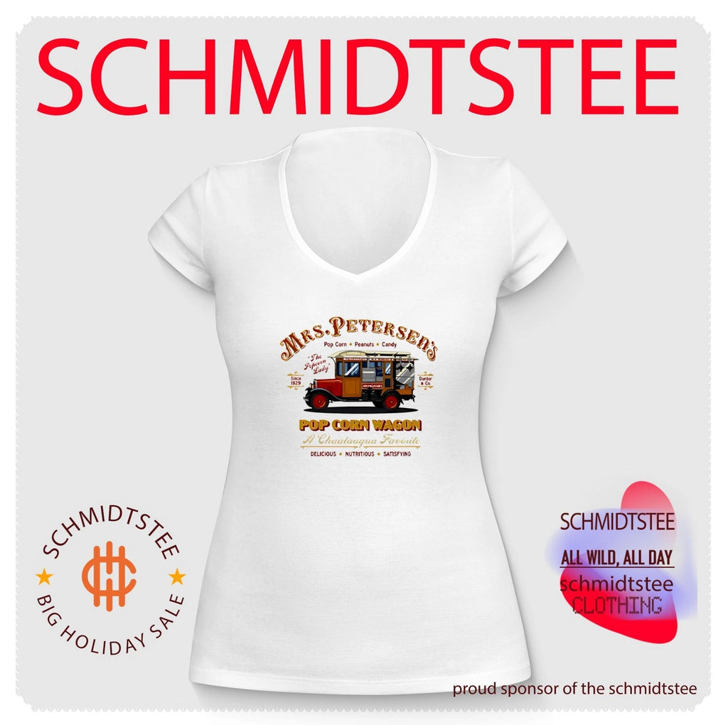 Mrs. Peterson’s Pop Corn Wagon The Popcorn Lady Since 1929 Chautauqua Favorite shirt
