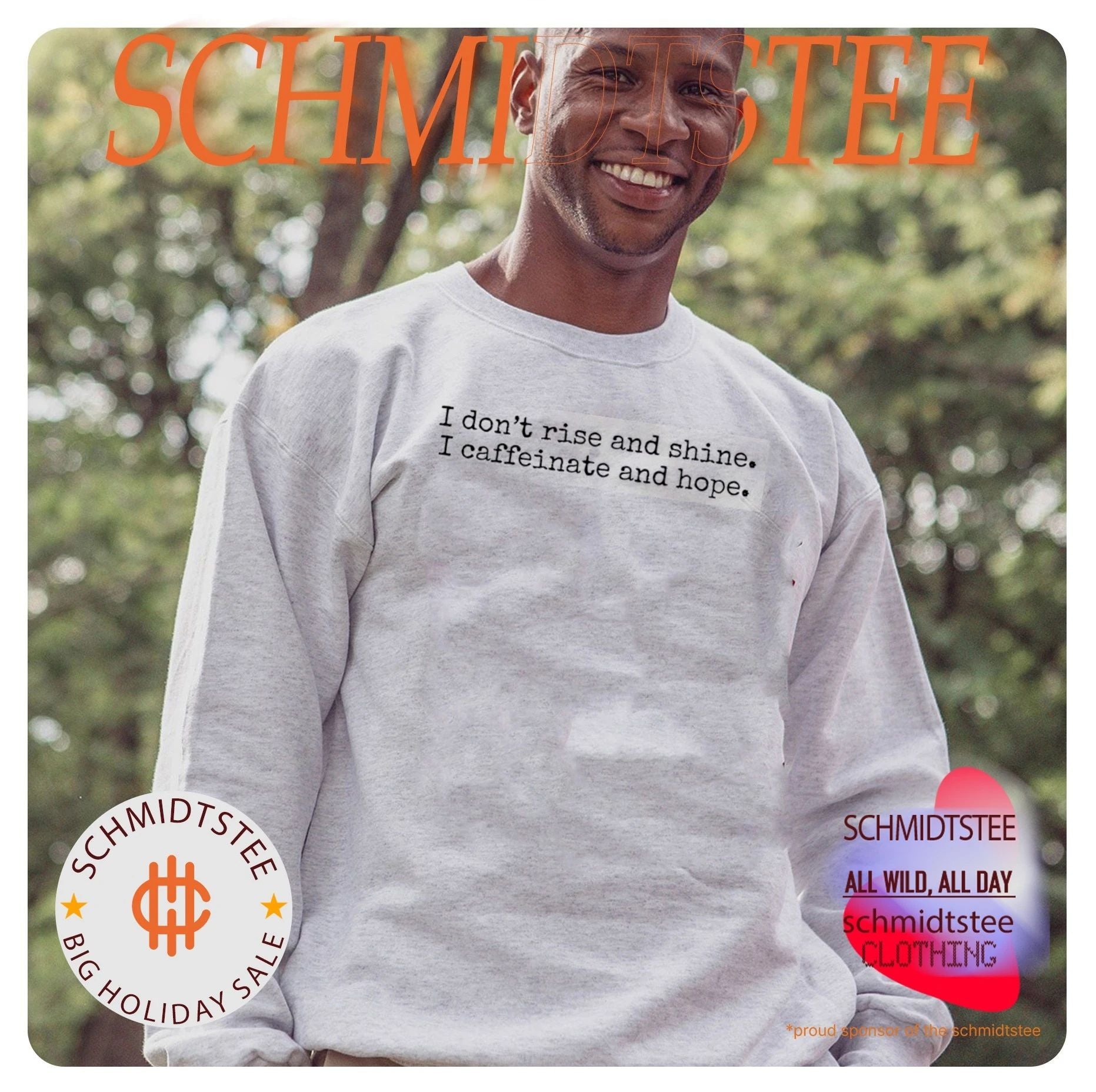 I don’t rise and shine I caffeinate and hope shirt
