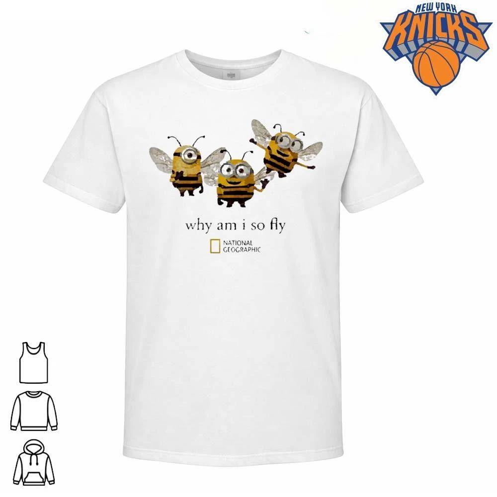 Minions Why Am I So Fly National Geographic Bee Parody Shirt