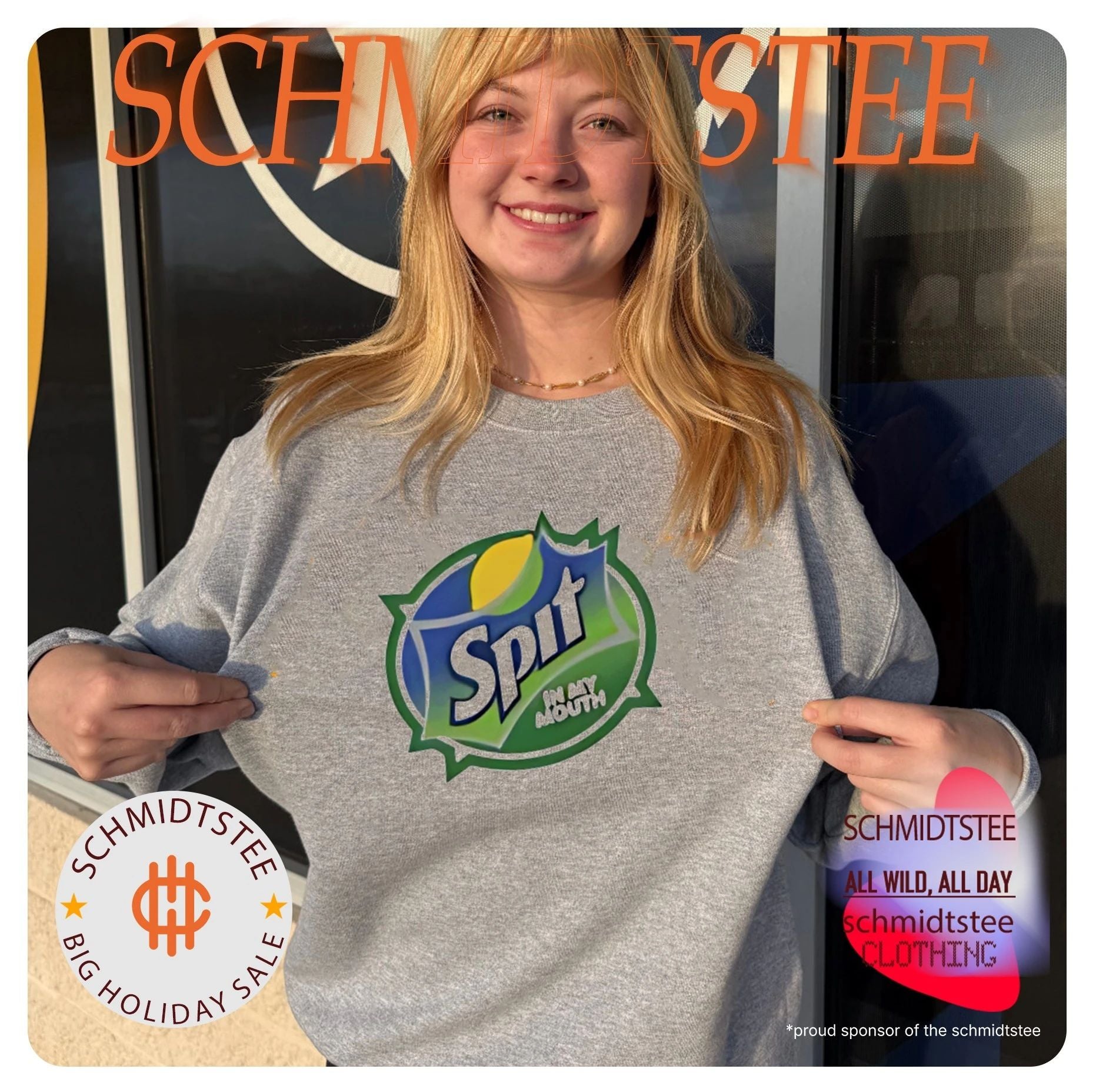 Sprite logo parody Spit in my mouth funny shirt