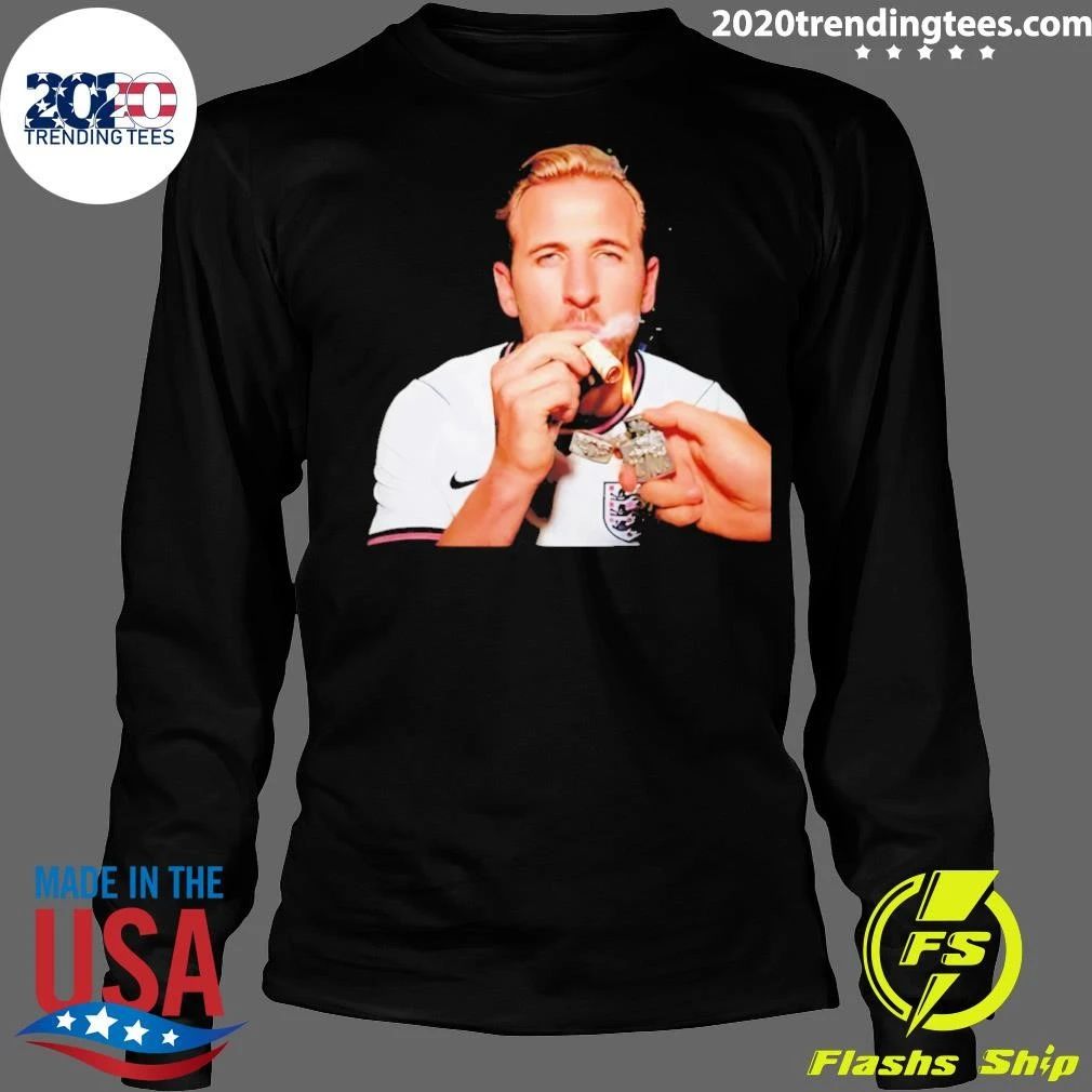 Harry Kane England National Team Football Smoking Shirt